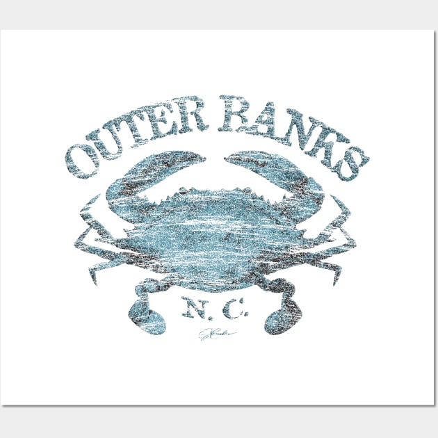 Outer Banks, NC, Atlantic Blue Crab Wall Art by jcombs